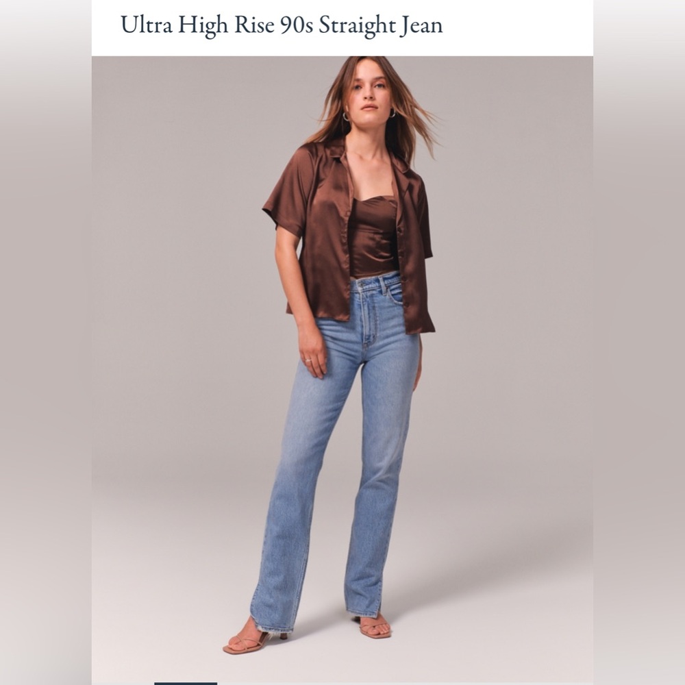 ulta high rise 90s ankle straight with vent hem